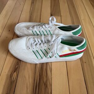 adidas DELPALA x FMF Skate-Inspired Shoes - White-Green